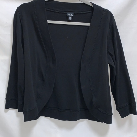 Rafaella Sweaters - Rafaella black shrug. Medium.
